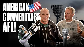 Philly Eagles commentator REACTS to AFL highlights 🇺🇸 🎙️ [upl. by Benedic]