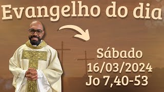 EVANGELHO DO DIA – 16032024  HOMILIA DIÁRIA – LITURGIA DE HOJE  EVANGELHO DE HOJE PADRE GUSTAVO [upl. by Amhsirak]