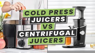 Cold Press Juicers vs Centrifugal Juicers  Which is Best [upl. by Mastic]