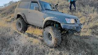 Nissan Patrol Gr y61 Off Road straching and hill climbing [upl. by Dewees]