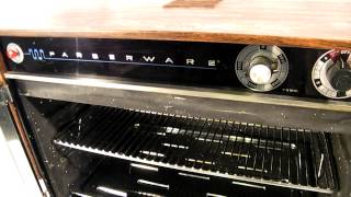 VINTAGE FARBERWARE 460 CONVECTION TURBO OVEN  DEHYDRATOR [upl. by Nairod]