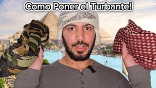 Poner el Turbante como un Árabe 👌🏼 [upl. by Sibley969]