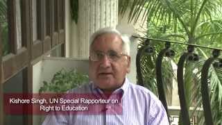 Kishore Singh UN Special Rapporteur on Right to Education [upl. by Enaid]