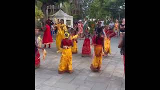 Pournima Shakty  prestation de danses indiennes devant la mairie de SaintLeu 2023 [upl. by Carlton701]