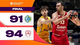 Clutch PERFORMANCE Shines  Maccabi  Olympiacos  BASKETBALL HIGHLIGHTS R10 202425 [upl. by Erdnaxela974]