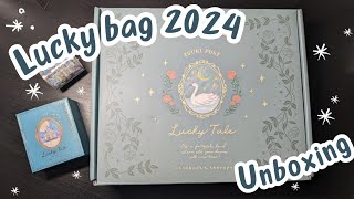 ✨ UNBOXING Notebook Therapy Tsuki Lucky Tale 2024 Lucky Bag ✨  unboxing amp review not sponsored [upl. by Petes]