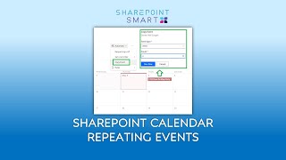 Learn how to set up Repeating Events in a SharePoint Calendar [upl. by Eceeryt]