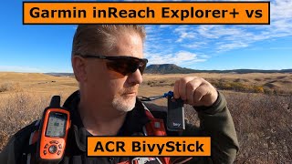 Garmin inReach Explorer vs ACR Bivy Stick [upl. by Eilliw]