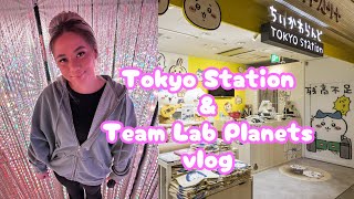 Tokyo Vlog 1  Character Street amp Team Lab Planets [upl. by Peppel]