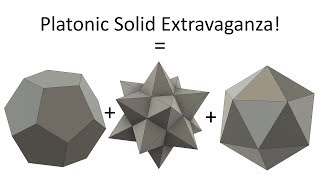 Stellated Dodecahedron and its Outer Icosahedron in Fusion 360 [upl. by Previdi]