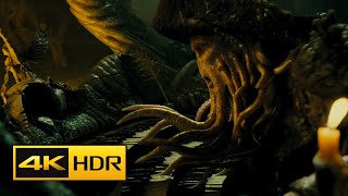 Davy Jones playing his Organ scene 4k HDR  Pirates of the Caribbean Dead Mans Chest [upl. by Compte50]