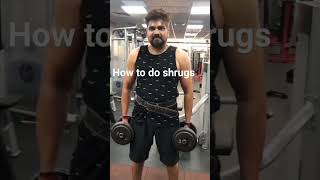 how to do dumbbells shrugs viral trending subscribe fitness challenge foryou lifestyle dubai [upl. by Yliah]