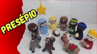 Presépio em Amigurumi Uma Obra Feita com Carinho para o Natal [upl. by Nannette]