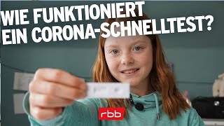 Wie funktioniert ein CoronaSchnelltest  Celias Welt [upl. by Della]