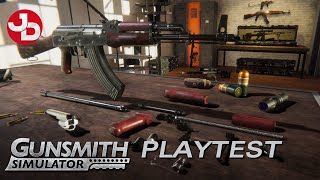 Gunsmith Simulator Playtest PC Gameplay 1440p 60fps [upl. by Yzus]