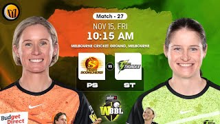 Sydney Thunder vs Perth Scorchers Women 27th Match Who will win Analyze amp Predict the Winners [upl. by Irroc233]