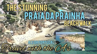 Stunning beach walk 🏖️ Praia da Prainha in Alvor and Algarve Portugal travel guide [upl. by Kreager631]