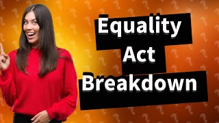 What is Section 29 of the Equality Act 2010 [upl. by Lamraj915]