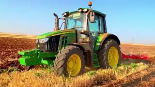 Johndeere 6100m Pulluk Performansı [upl. by Errol590]