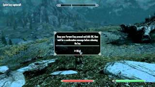 ◌ Skyrim  Sprint and Jump Mod by Deathless [upl. by Airreis195]