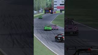 Last Second OVERTAKE at Imola danielricciardo would be proud assettocorsa simracing porsche [upl. by Ynoyrb]