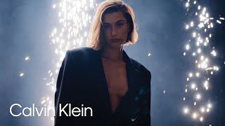 Hailey Bieber is Giving Calvin Klein  Holiday 2023 [upl. by Anem]