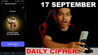 Hamster Kombat Daily Cipher Today 17 September [upl. by Eldora999]