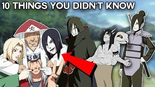 10 Things You Didnt Know About Orochimaru Probably  Boruto amp Naruto [upl. by Etnahsa]