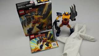 SetN109 76202 Lego Wolverine Mech Armor [upl. by Noryt308]