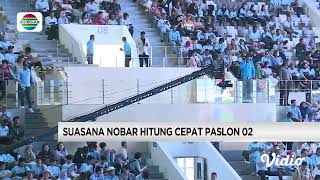 Pendukung Penuhi Lokasi Nobar Hitung Cepat PrabowoGibran  Pesta Rakyat Quick Count Pemilu 2024 [upl. by Aticilef257]