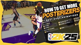 NBA 2K25 NO MORE BLOCKED DUNKS BEST DUNK STYLE ANIMATIONS TUTORIAL GET MORE CONTACT DUNKS [upl. by Adiel]