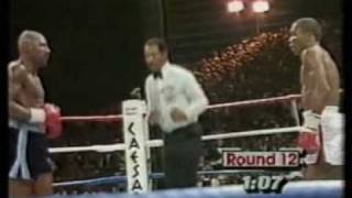 Hagler vs Leonard tiny part of final round [upl. by Cohn]