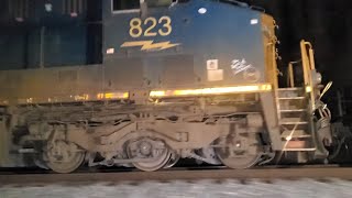 CSX loaded coal train with locomotive 823spirit of Cecil Christopher Ijamsville MD 21424 [upl. by Ennasirk609]