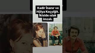 Kadir İnanır ve Hülya Koçyiğit İkiside ıslak imzalı yeşilçamfilm nostalji magazin music aşk [upl. by Lem]