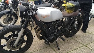 Yamaha XS 750 1978 Walkaround  Cafe Racer Scrambler Brat build [upl. by Manson301]