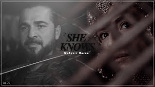 SHE KNOWS Mahperi Hatun ft Sadettin and Ertuğrul Diriliş Ertuğrul edit [upl. by Simonetta]