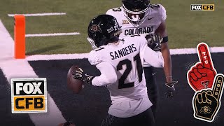 Shilo Sanders hits the Deion Shuffle after scoring a touchdown vs Texas Tech  CFB on FOX [upl. by Kepner]