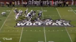 Marcel Dancy Div 1 High School Varsity Football Highlights [upl. by Enimasaj]