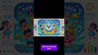 Tick Tock Little Clock Official Lyrics HappyBeats4kids Nursery Rhymes amp Children Songs trending [upl. by Andrus]