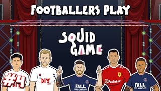 ☠️4 Footballers Play SQUID GAME☠️ Episode 4 Frontmen 36 Stepping Stones [upl. by Icyac]