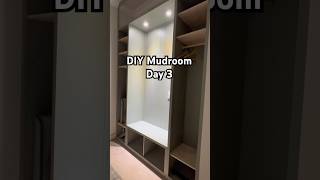 DIY Mudroom Day 3  Sensor switch amp overhead lights✅ [upl. by Crow]