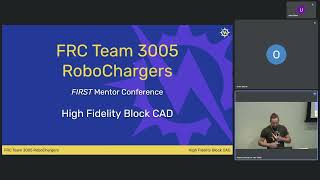 High Fidelity Block CAD FIRST Mentor Conference Presentation  Orion DeYoe [upl. by Ardine]