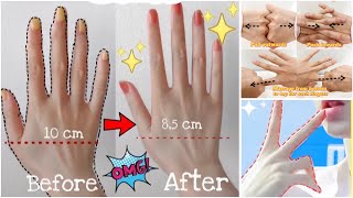 Exercise for Fingers  Hands  Get Slimming Fingers  Elongate amp beautiful Hands at Home [upl. by Bozuwa]