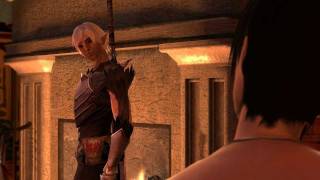 Dragon Age 2 Fenris Romance 6 Romance scene Friendship Fem Hawke [upl. by Aihsakal543]