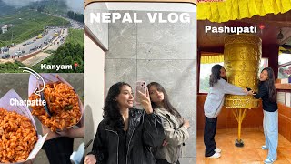 NEPAL VLOG 🇳🇵 Pashupati  Kanyam chatpatte  having fun in park and eating  Dharanya Chettri [upl. by Hahnke]