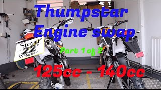 Thumpstar RoadRipper ENGINE SWAP Part 1 [upl. by Sokram]