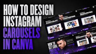 How to create Instagram carousels in Canva [upl. by Airamanna]