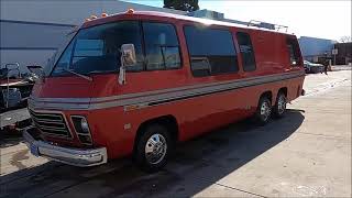 1975 GMC RV MOTORHOME FOR SALE SOUTHERN CALIFORNIA [upl. by Otxilac]