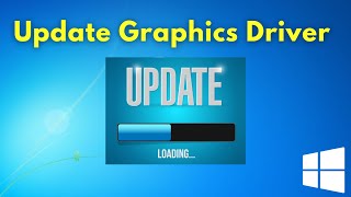 How to Update any Graphics Driver in Windows 10 [upl. by Sumerlin]