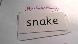 Miss Fooks Phonics Split Digraphs [upl. by Aita547]